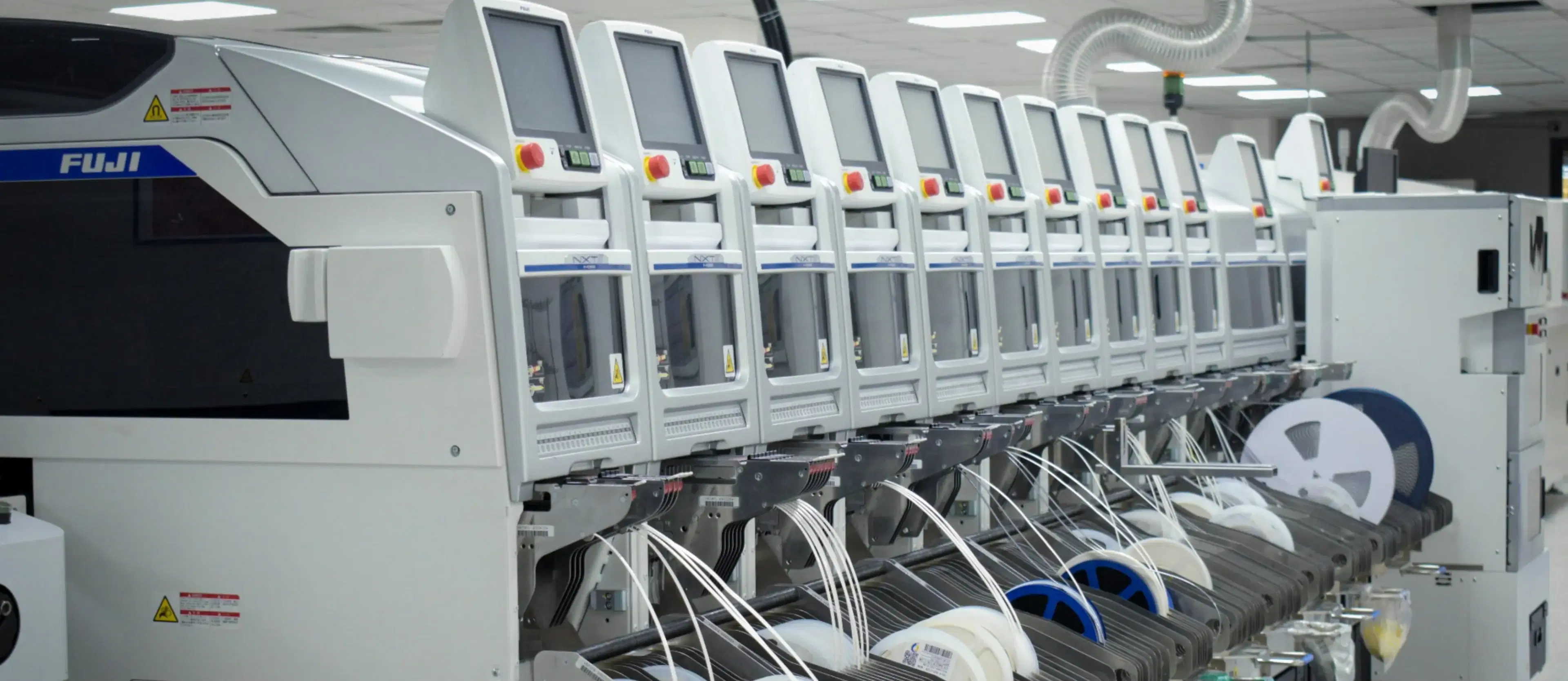 SMT Production Line Background